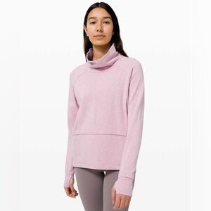 lululemon athletica Light Pink Turtleneck Sweater